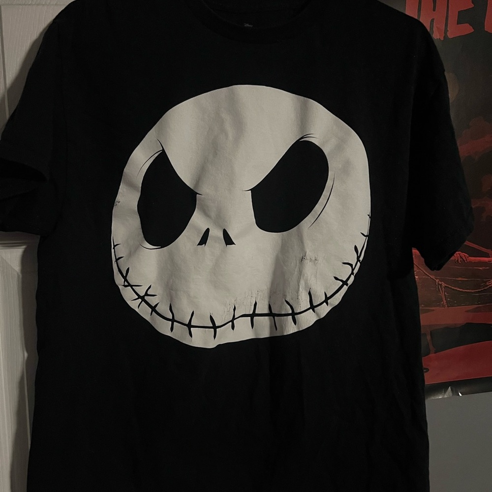 Nightmare Before Christmas Jack Skellington Face T-Shirt Size Large